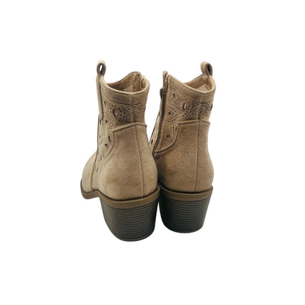 Stiefelette Veloura Sand