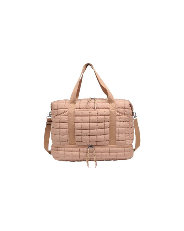 Reisetasche Puffy Weekender Beige